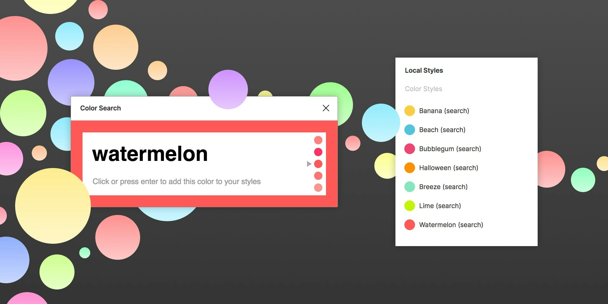 Figma Color Search Image