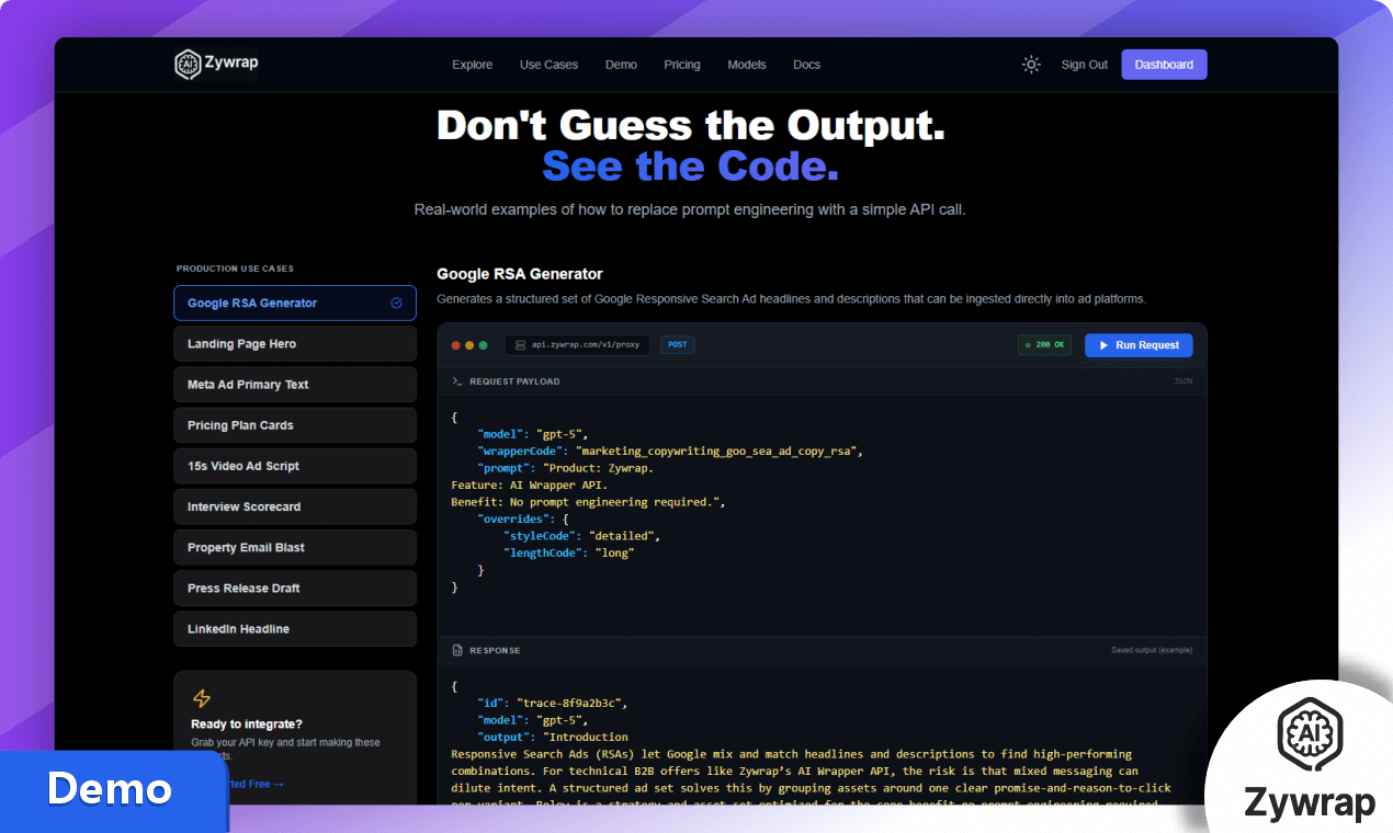 Zywrap - Screenshot 4 showing product features and functionality