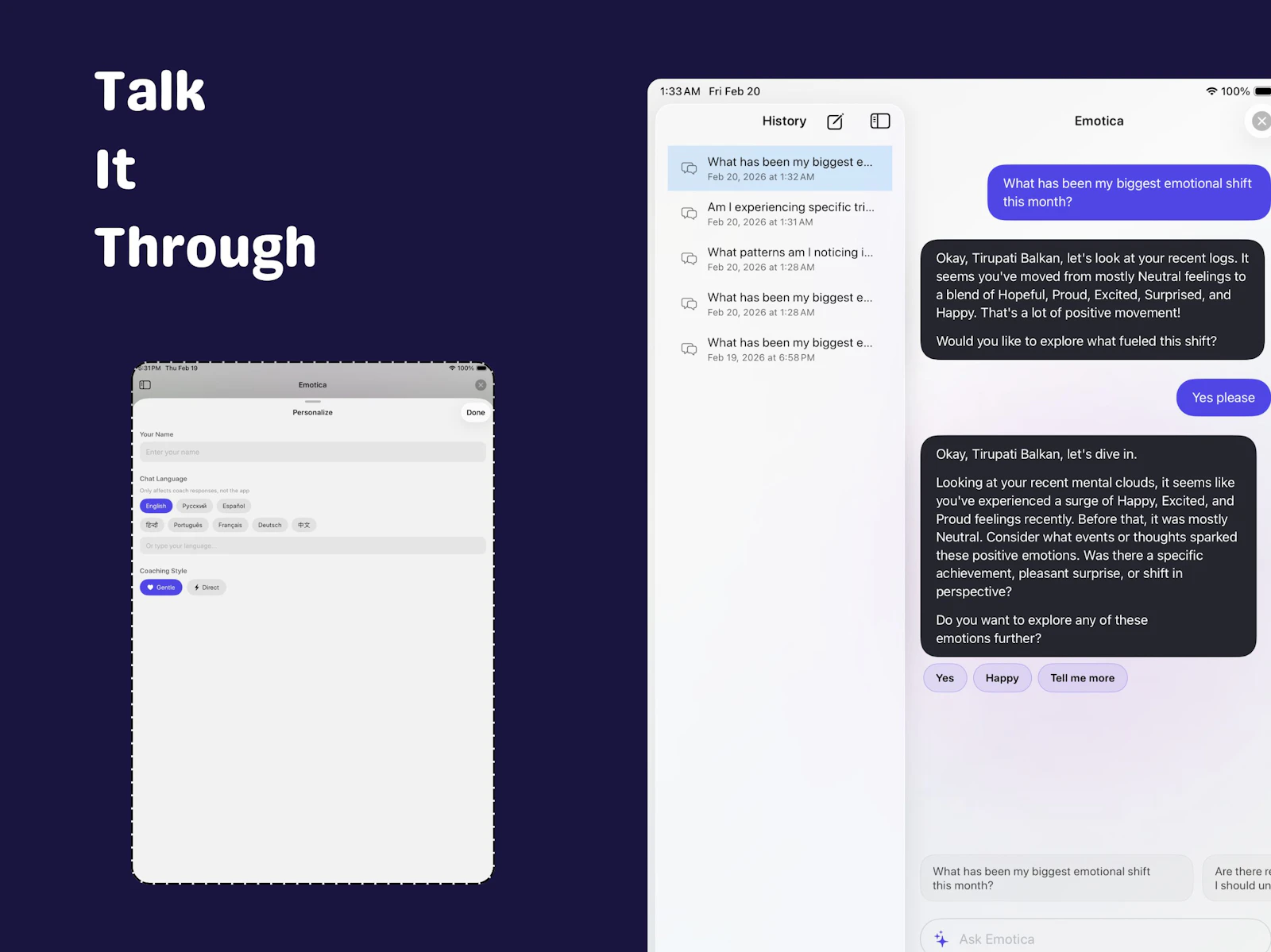 Emotica: Now you can speak your emotions screenshot 4