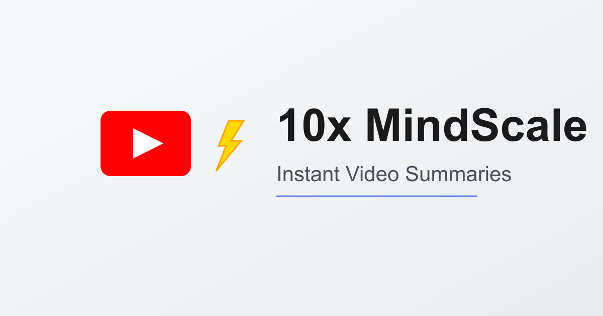 Média 10x MindScale - Obtenez des informations vidéo en quelques secondes 1