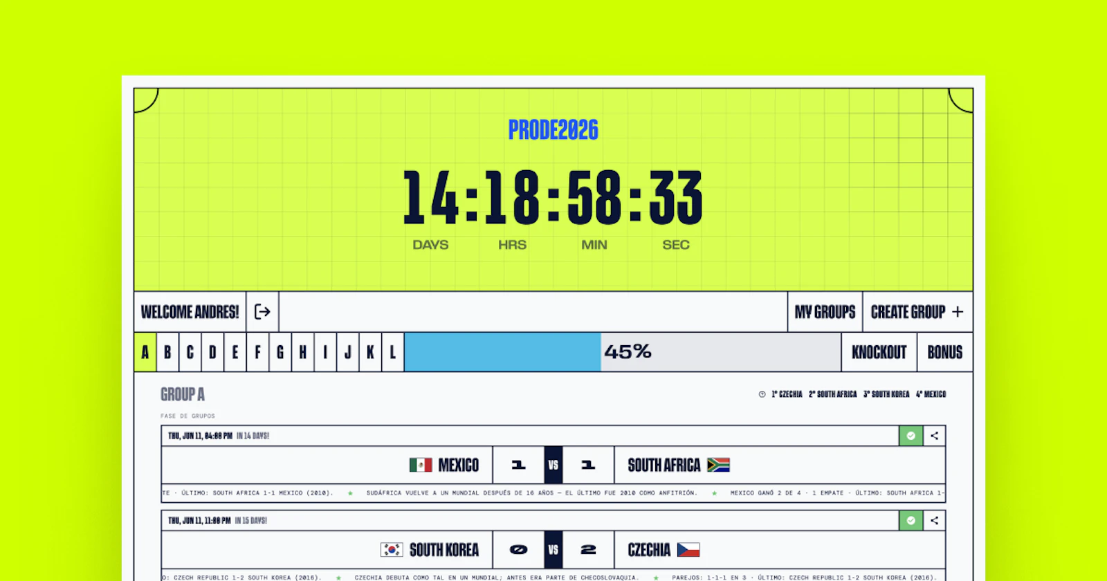 PRODE · Ander.Agency screenshot 2