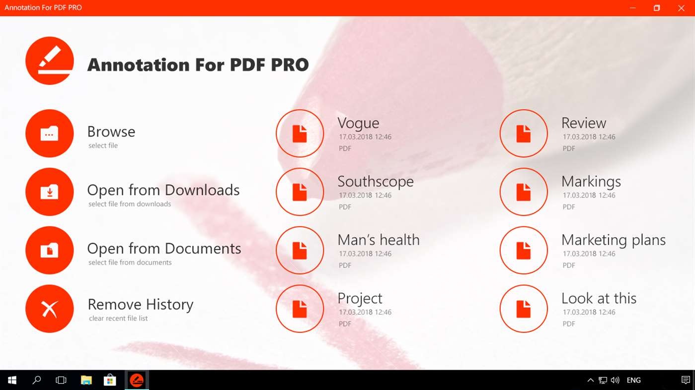 Annotation for PDF PRO gallery image