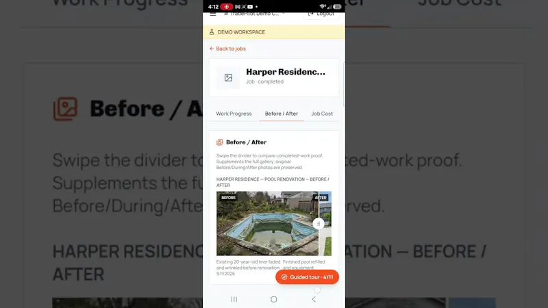 TradePilot AI for Contractors screenshot 1 (video preview)