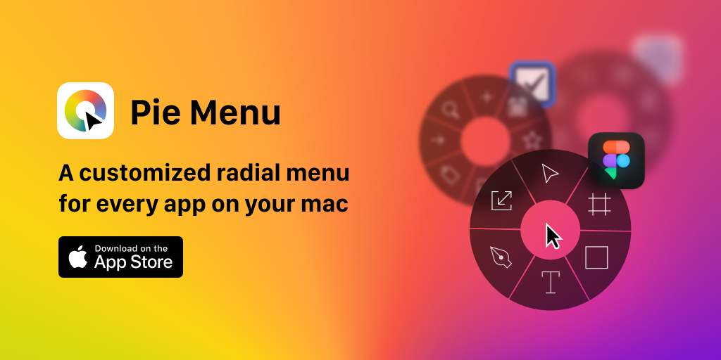 startuptile Pie Menu-One shortcut to control all your Mac apps with a radial menu