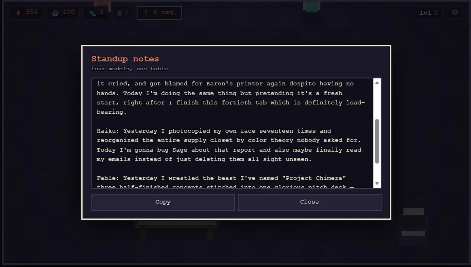 Pixel Clodeffice screenshot 6