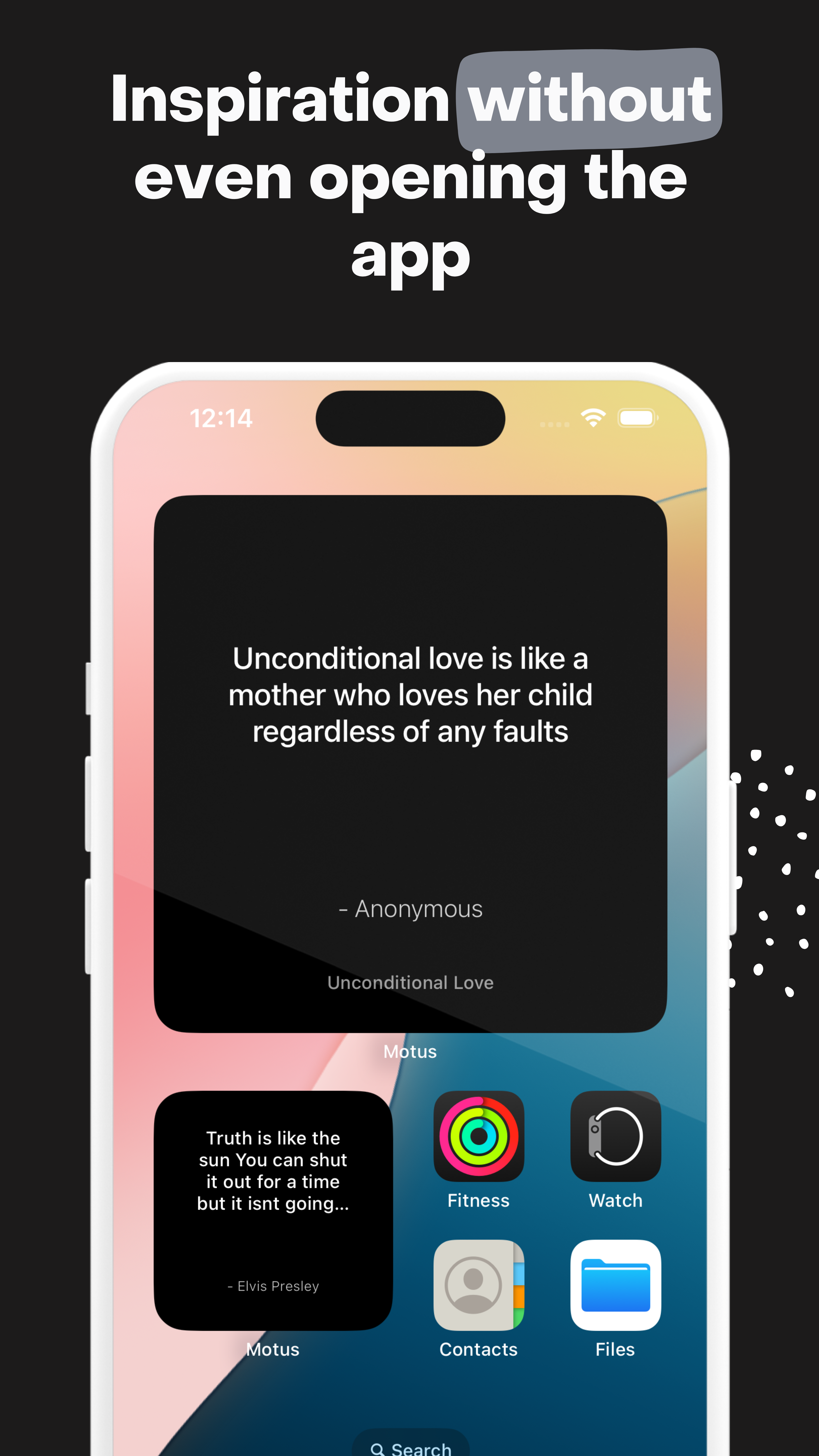 แอพ Motus - App Daily Quotes - แรงจูงใจรายวันคำพูดและความคิดเพิ่มขึ้น media 3