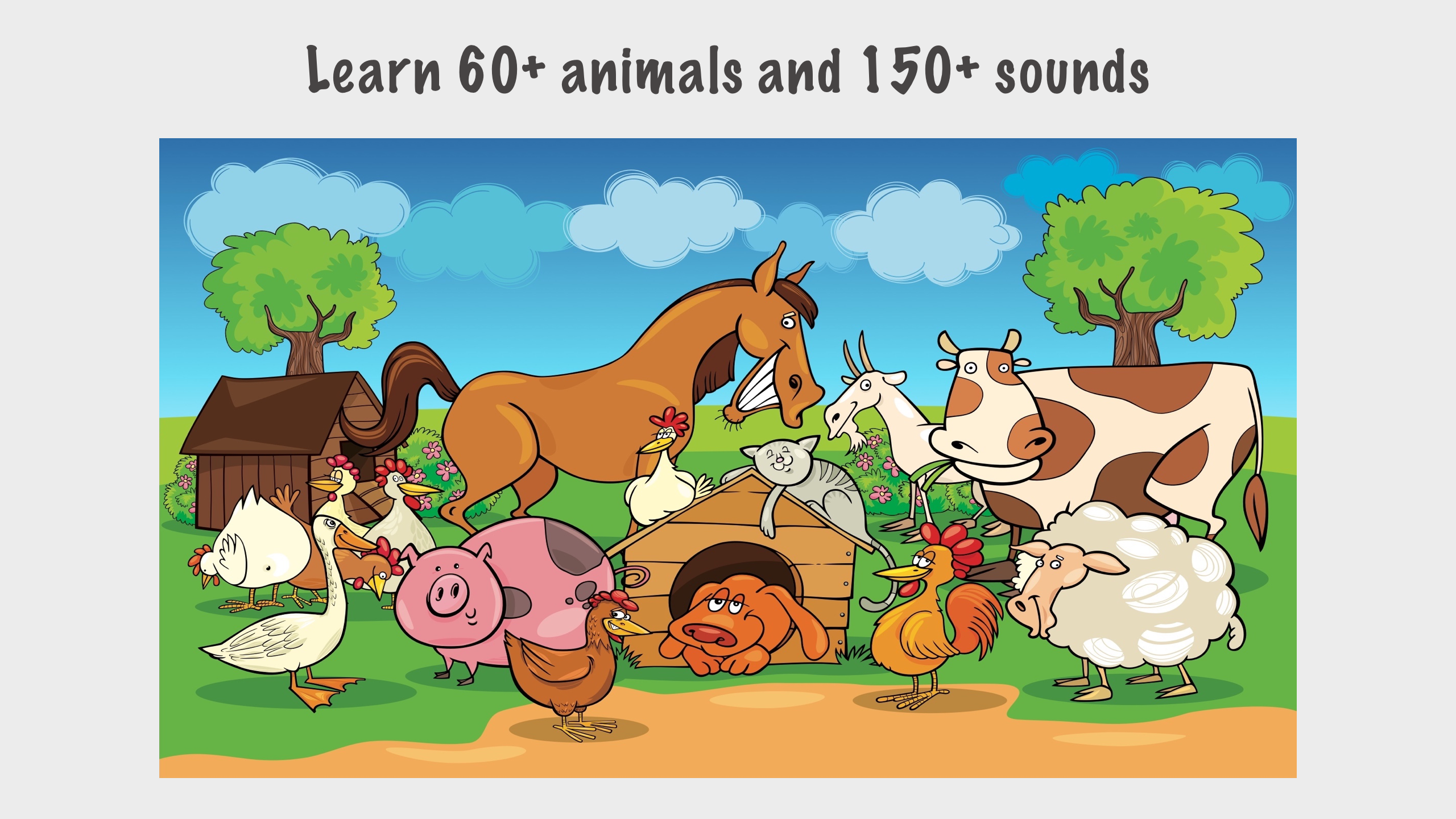 [Android app] Animal Sounds Safari for kids gallery image