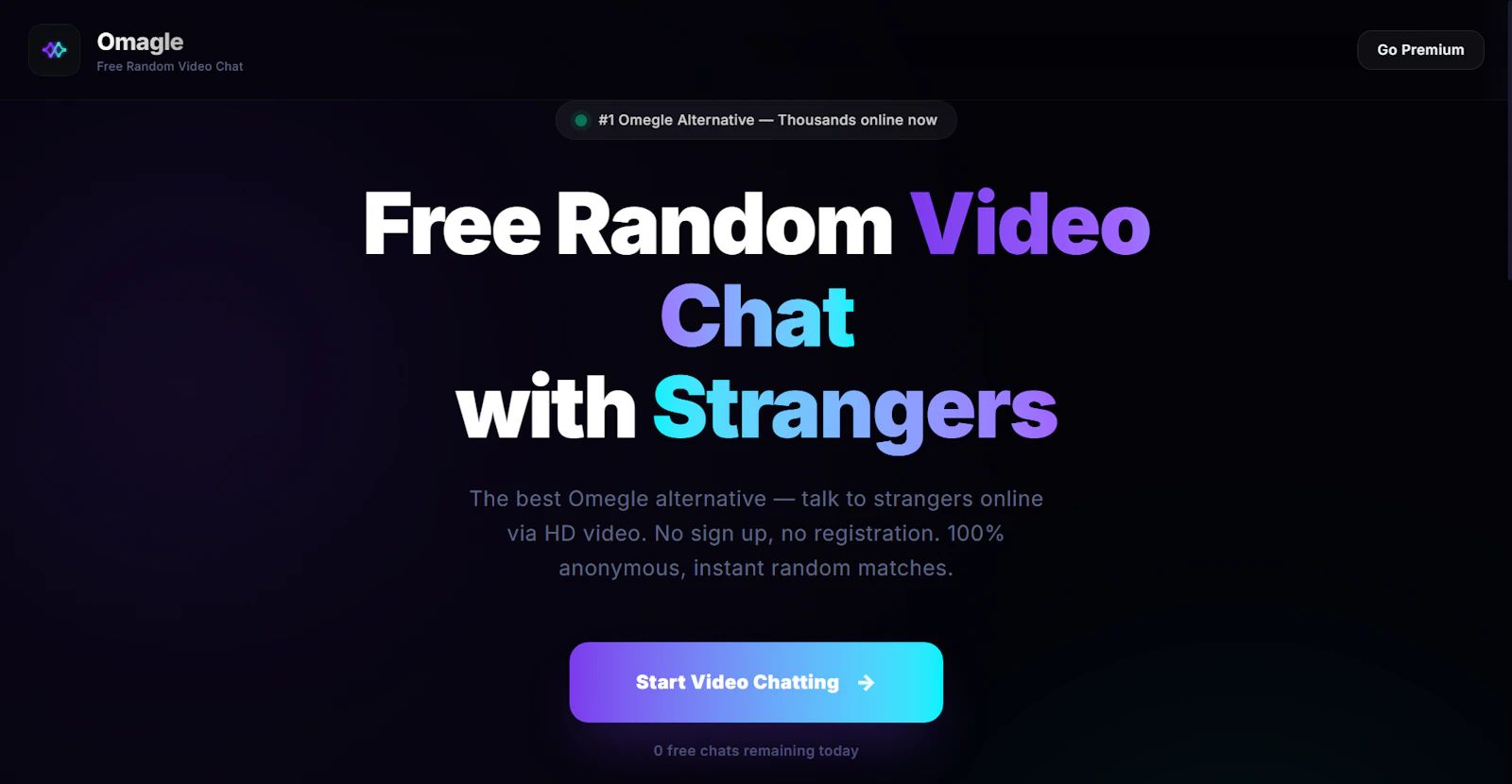 Omagle screenshot 1