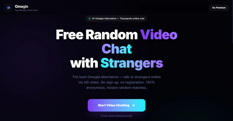 Omagle screenshot 1