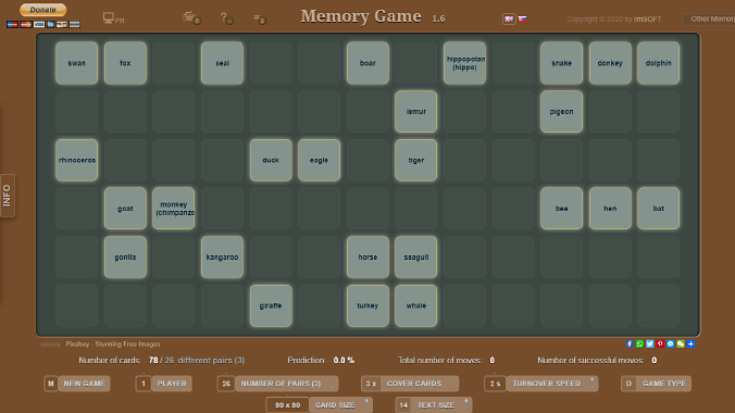 Memory Game gallery image