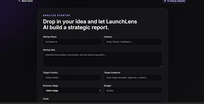 Launchlens screenshot 1