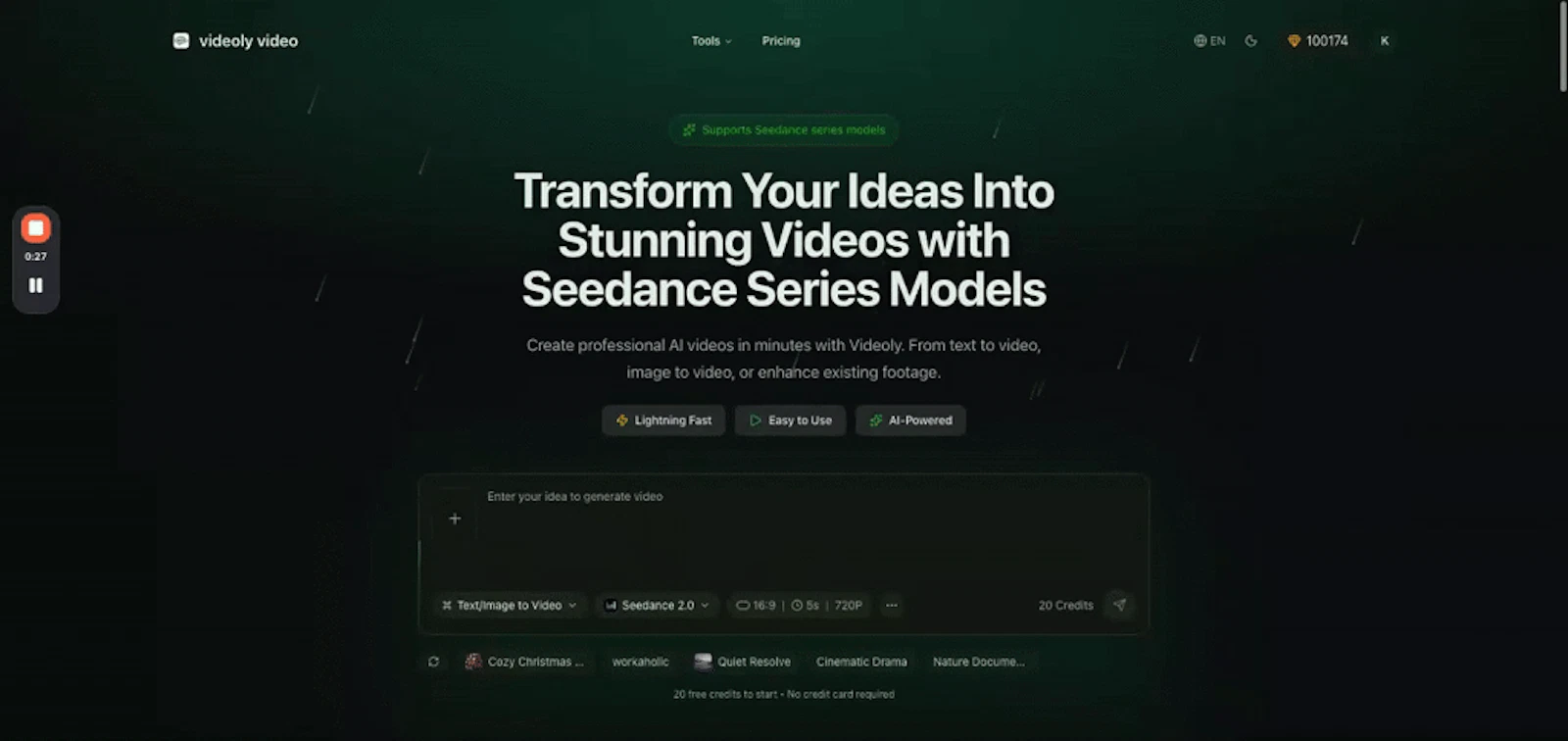 Videoly screenshot 1 (video preview)