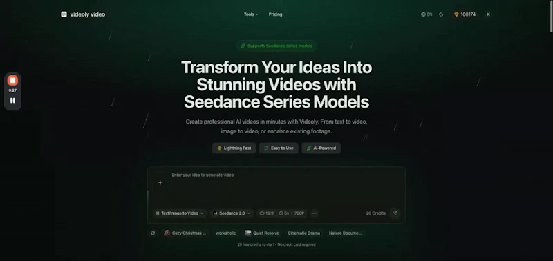Videoly screenshot 1 (video preview)