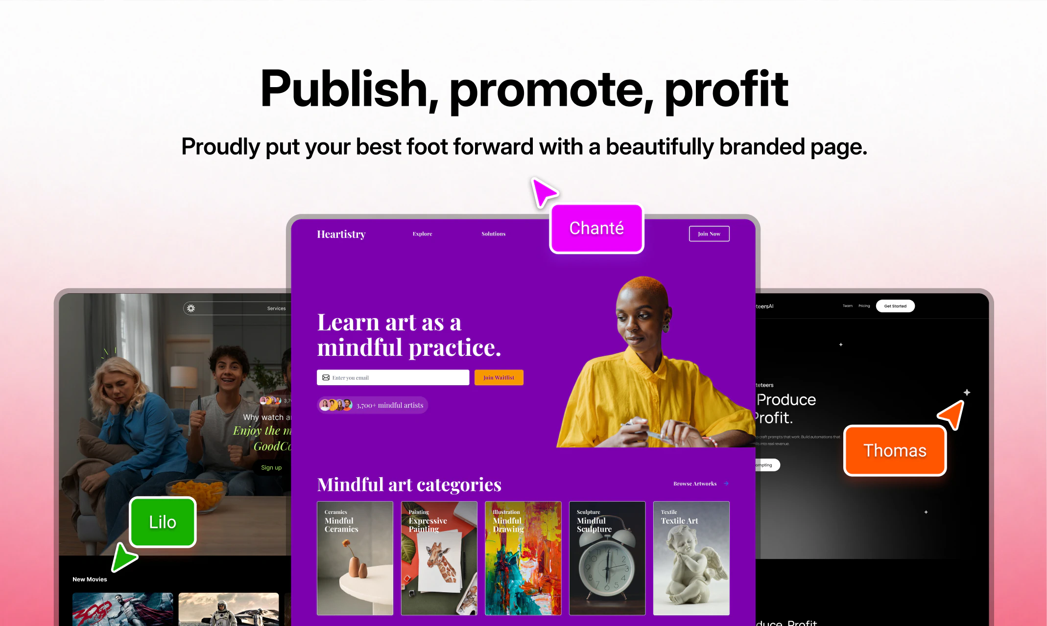 Heartbeat Landing Pages 截图 4