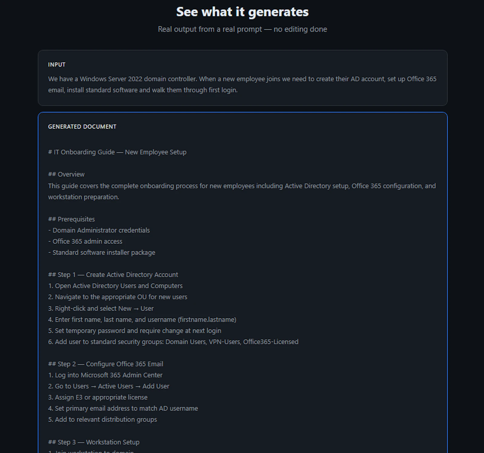 ITDoc Generator screenshot 2