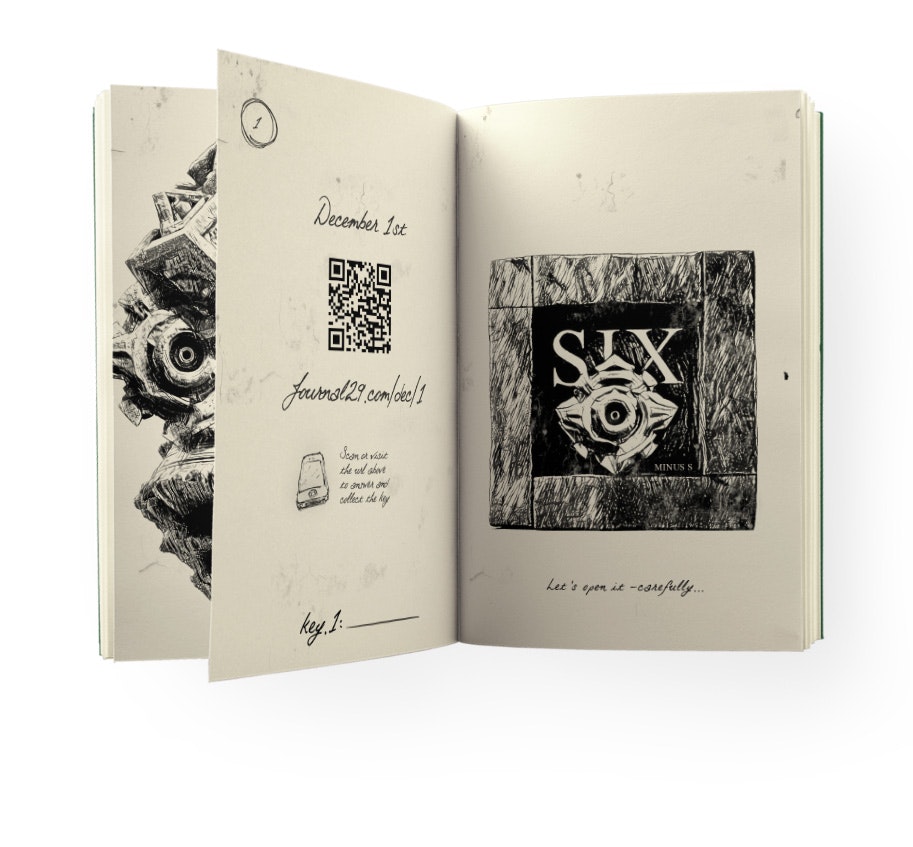 Journal 29 Advent Takvimi - Journal 29'un yaratıcısından bir kitapta bir kaçış oyunu medya 4