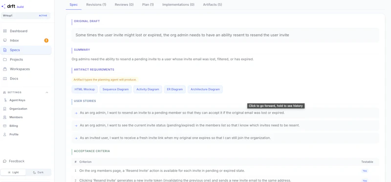 DRFT.build screenshot 2