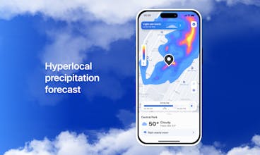 Modello meteorologico Rainbow.ai: un&rsquo;illustrazione di un modello meteorologico complesso analizzato da una sofisticata tecnologia AI.