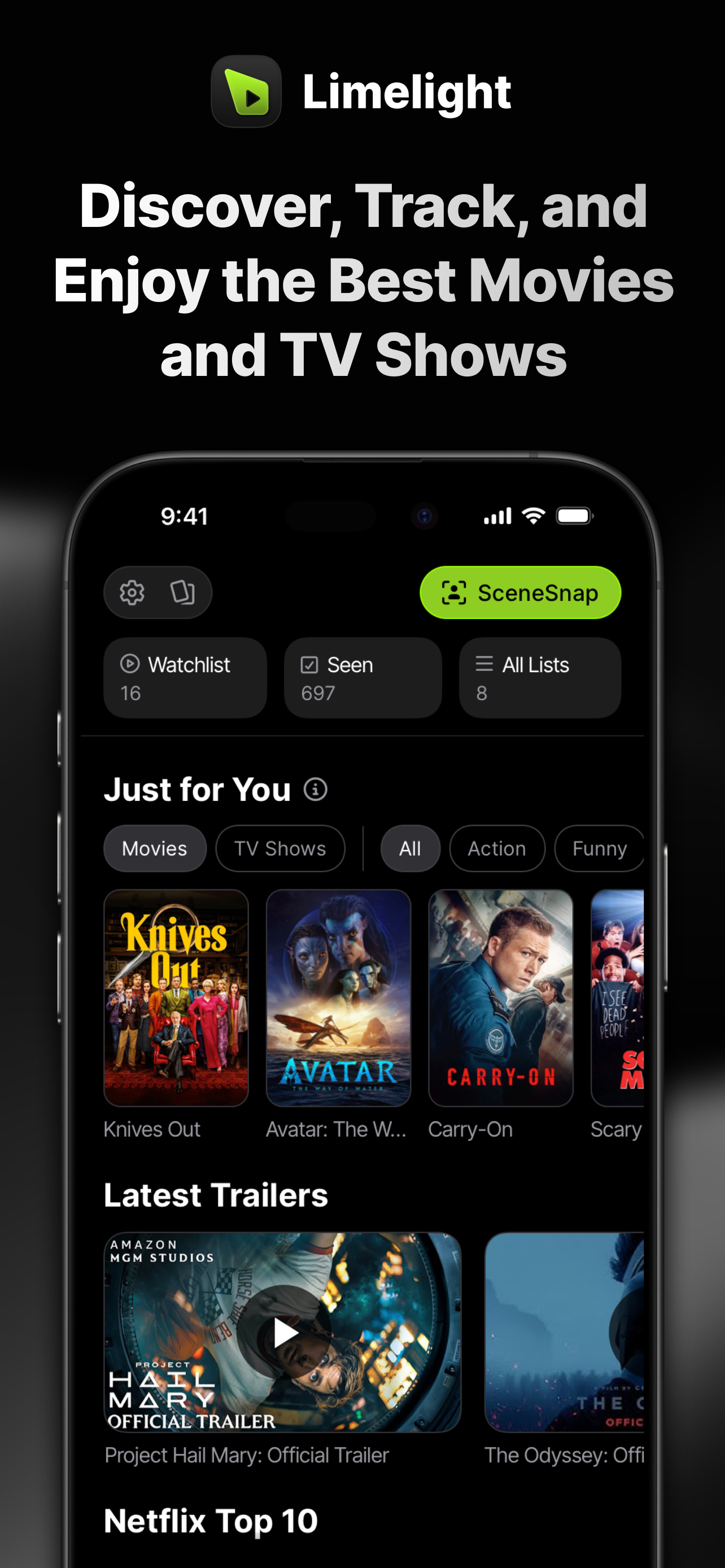 Limelight - Screenshot 2 showing product features and functionality