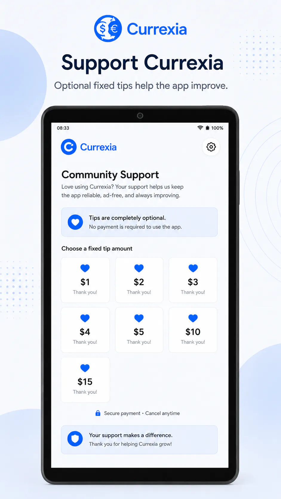 Currexia screenshot