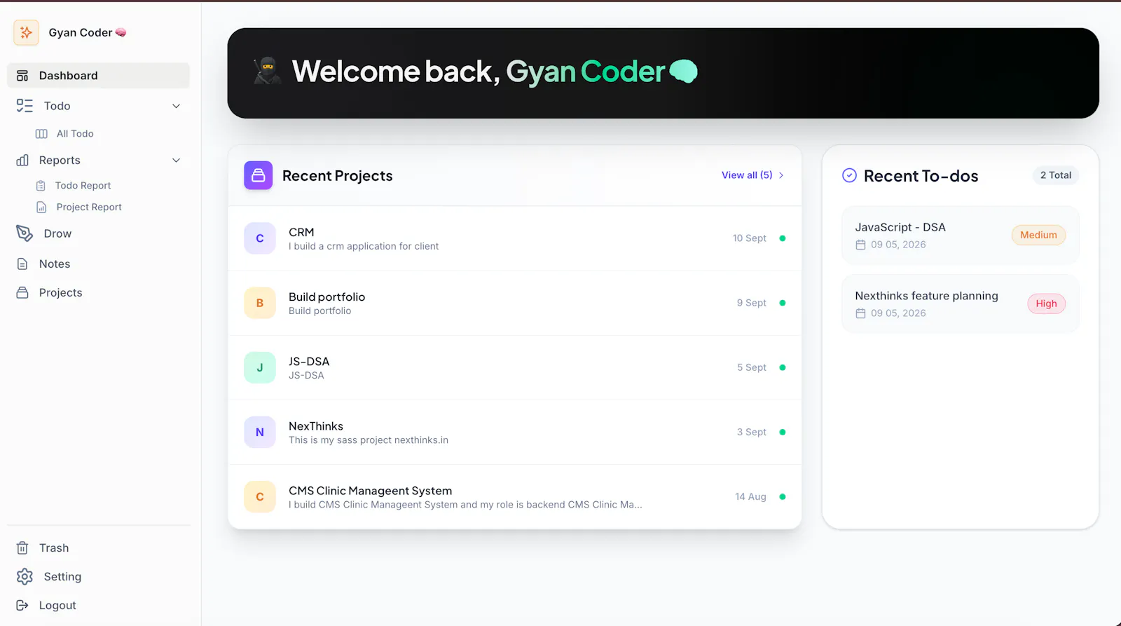 NexThinks screenshot 2