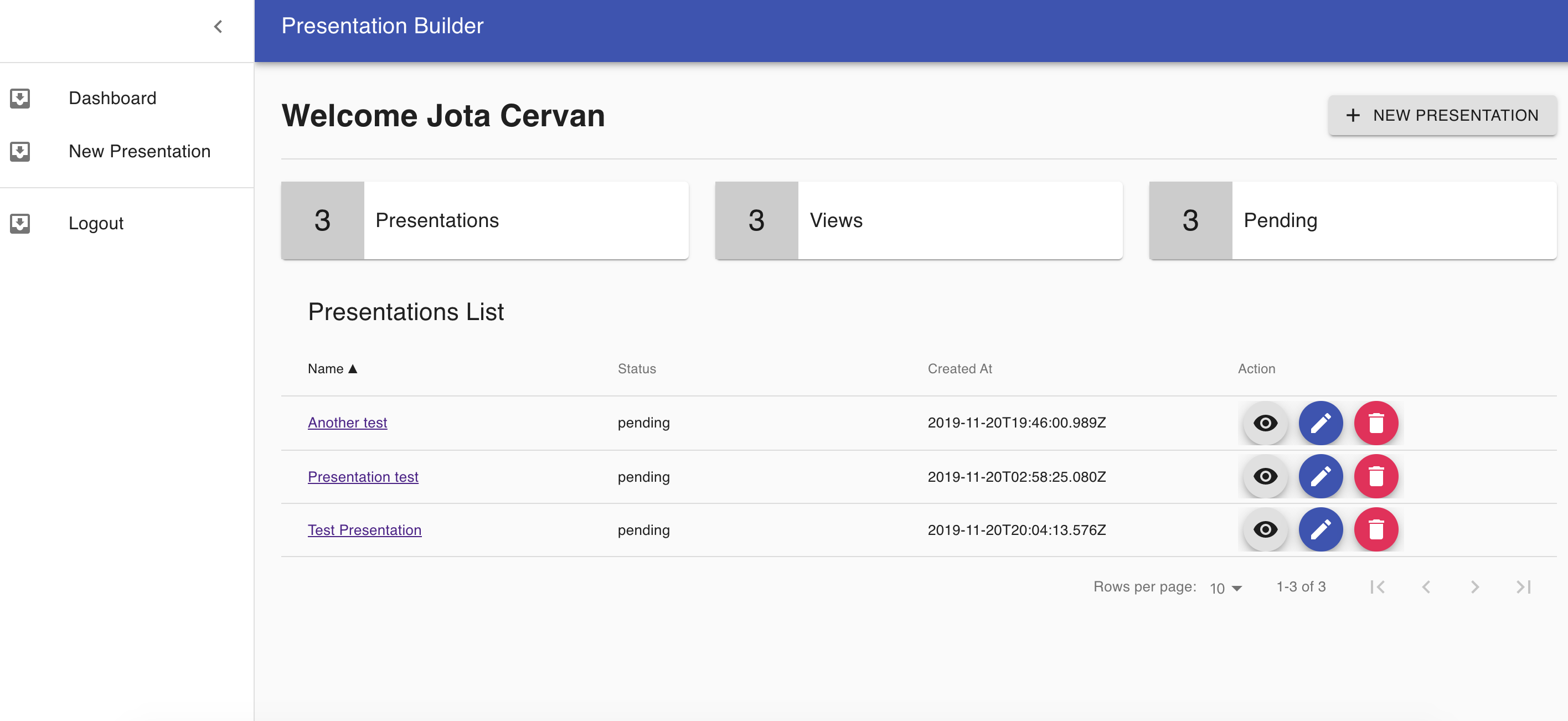 Vanhackaton - Presentation Builder