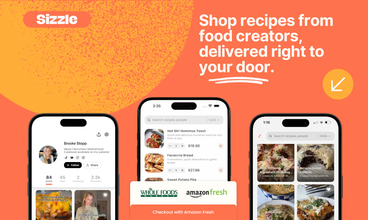 Sizzle - Discover, Shop, Cook