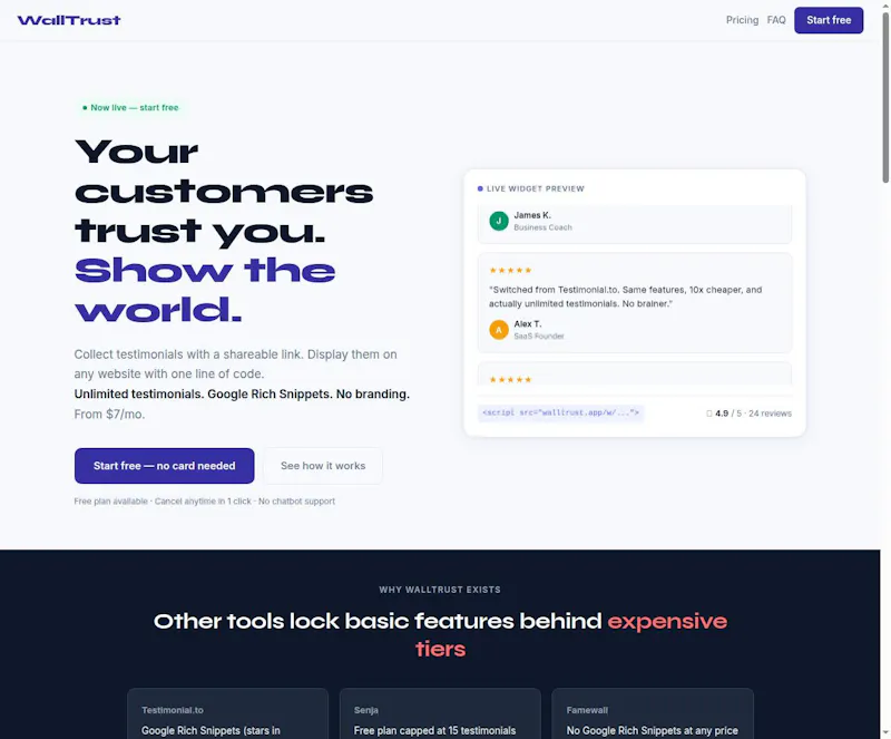 WallTrust screenshot 1