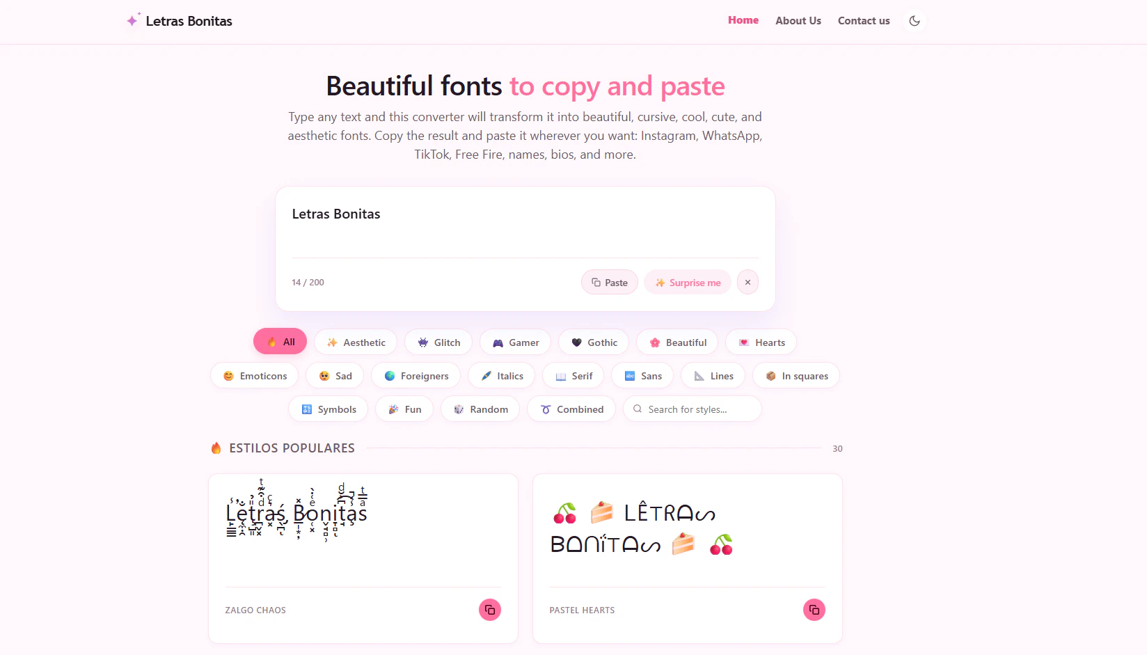Letras Bonitas logo
