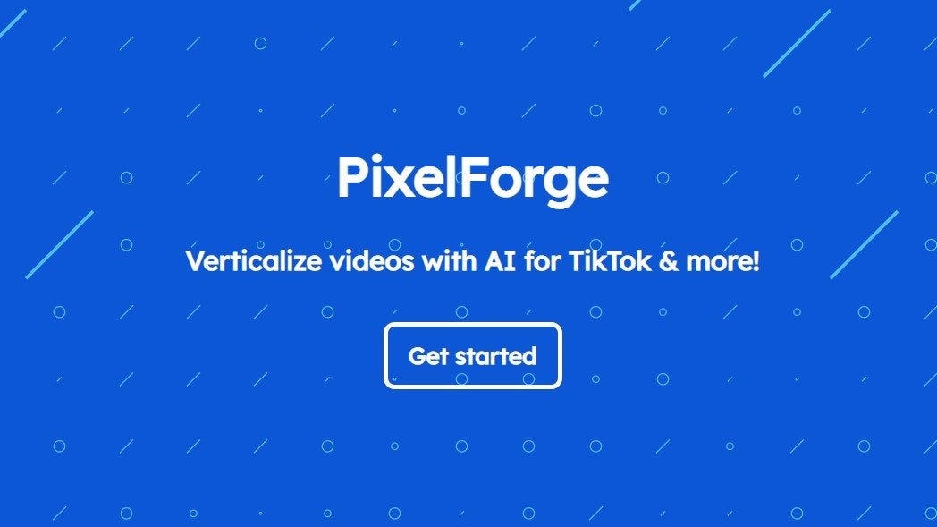 Pixelforge - Tiktok, makaralar ve daha fazlası için AI ile YouTube videolarını dikeyleştirin medya 1