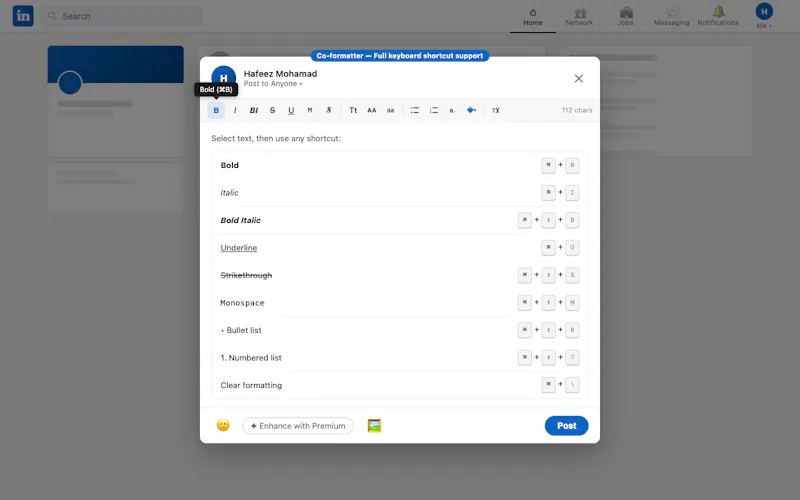 Co-formatter screenshot 4