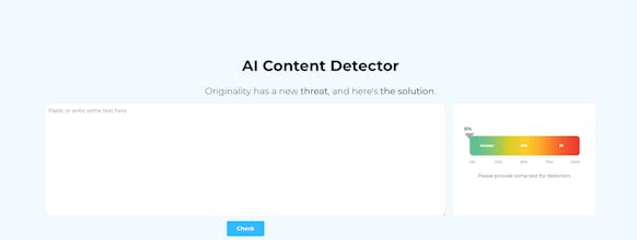 AI Content Detector from Crossplag gallery image