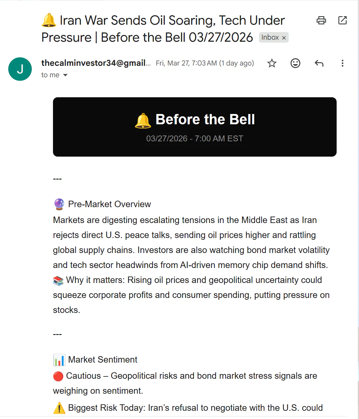 Before The Bell product banner