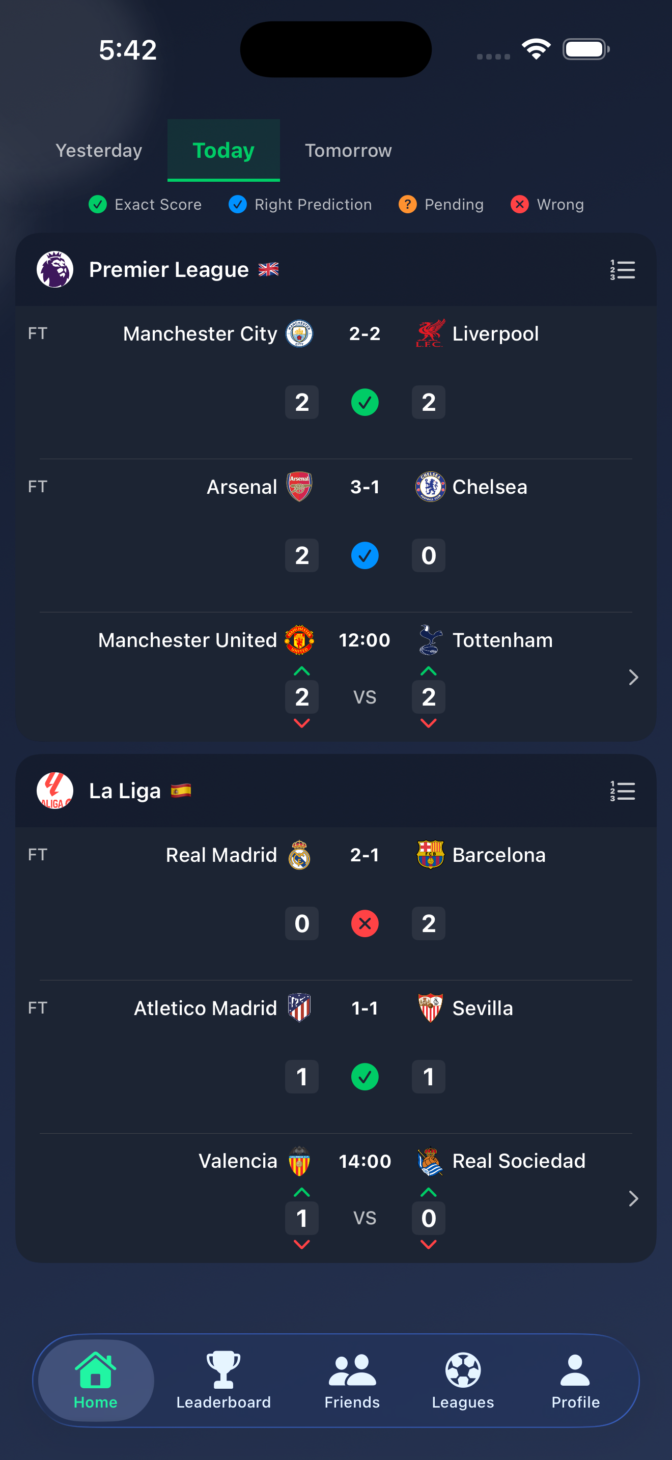 Predict Score - Test your soccer skills gallery image