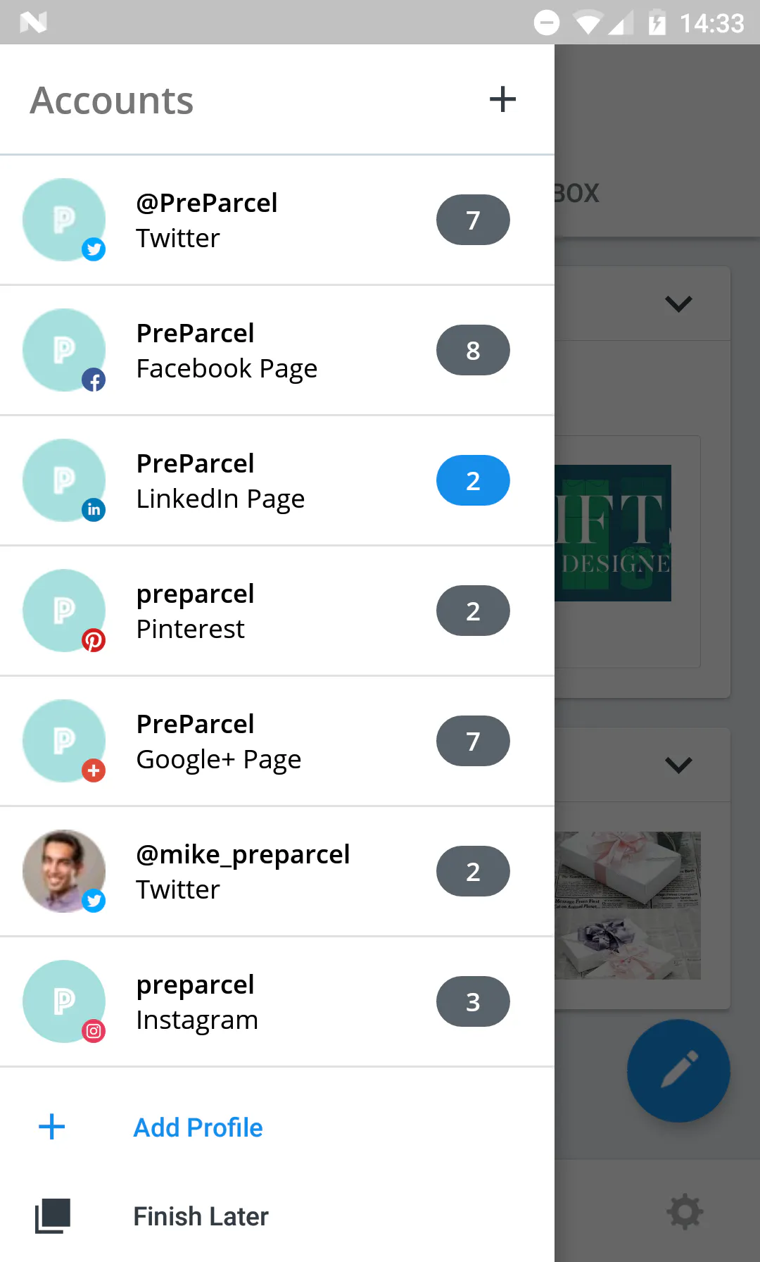Buffer for Android 6.0 Image
