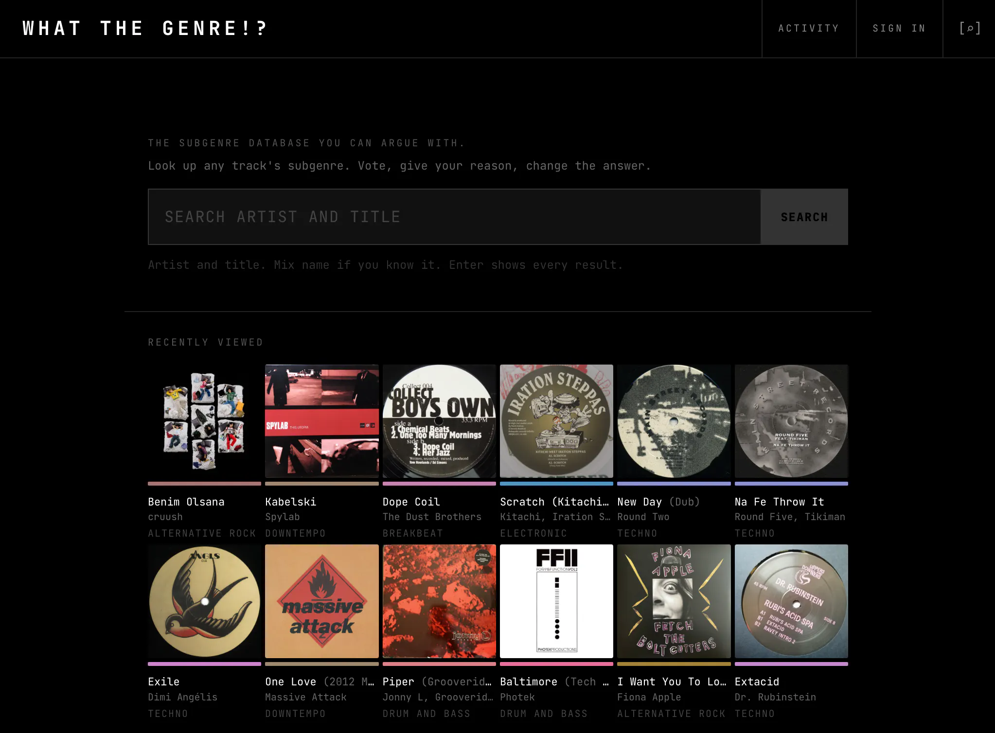 WHAT THE GENRE!? gallery image
