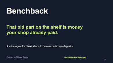 Benchback gallery image