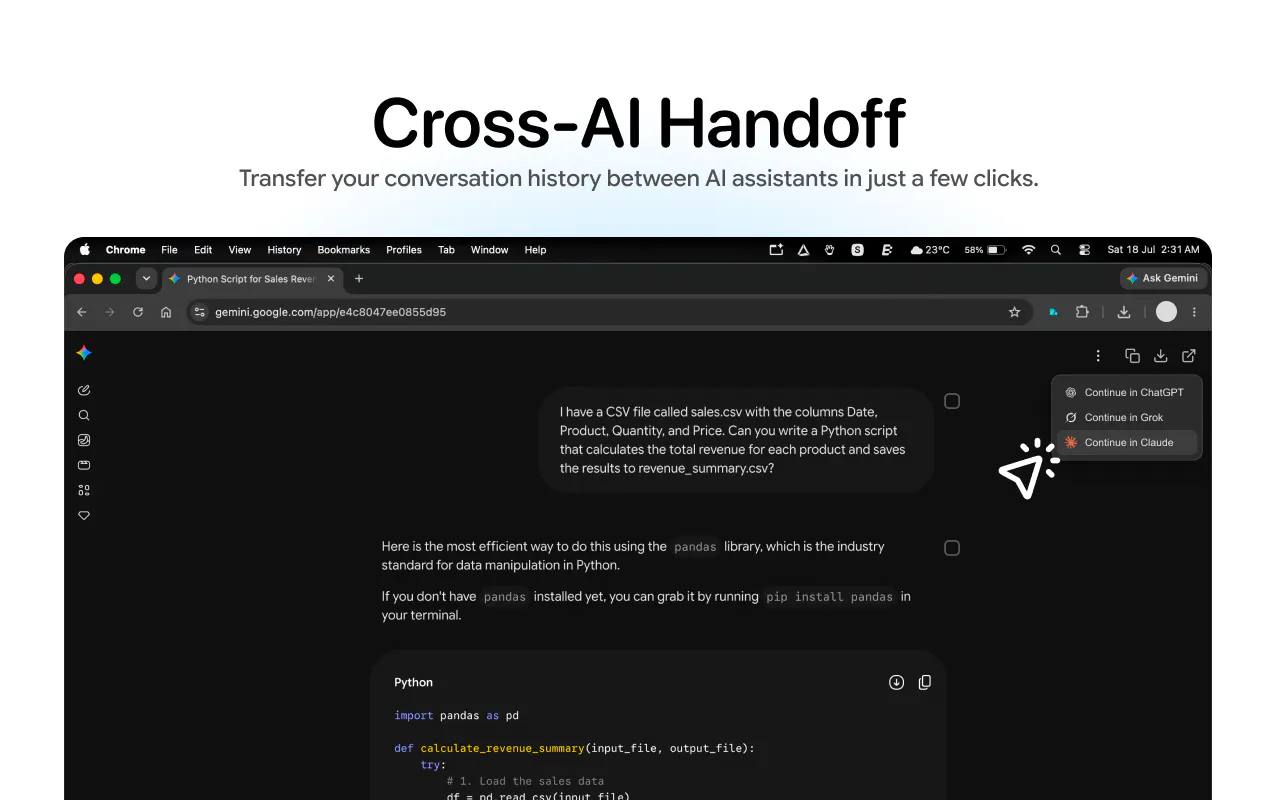 ConvoVault : AI Chat Exporter gallery image