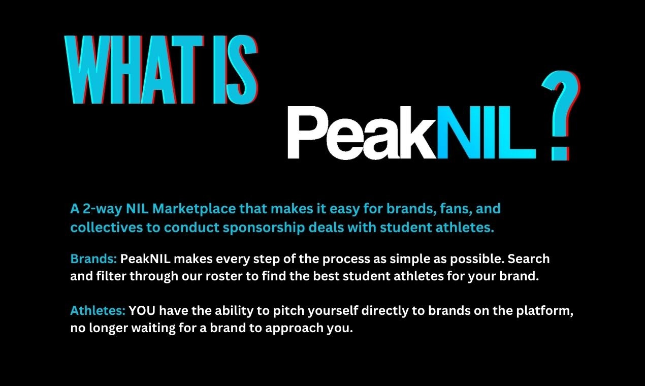 PeakNIL - Giving student-athletes the power to be their own agent media 5