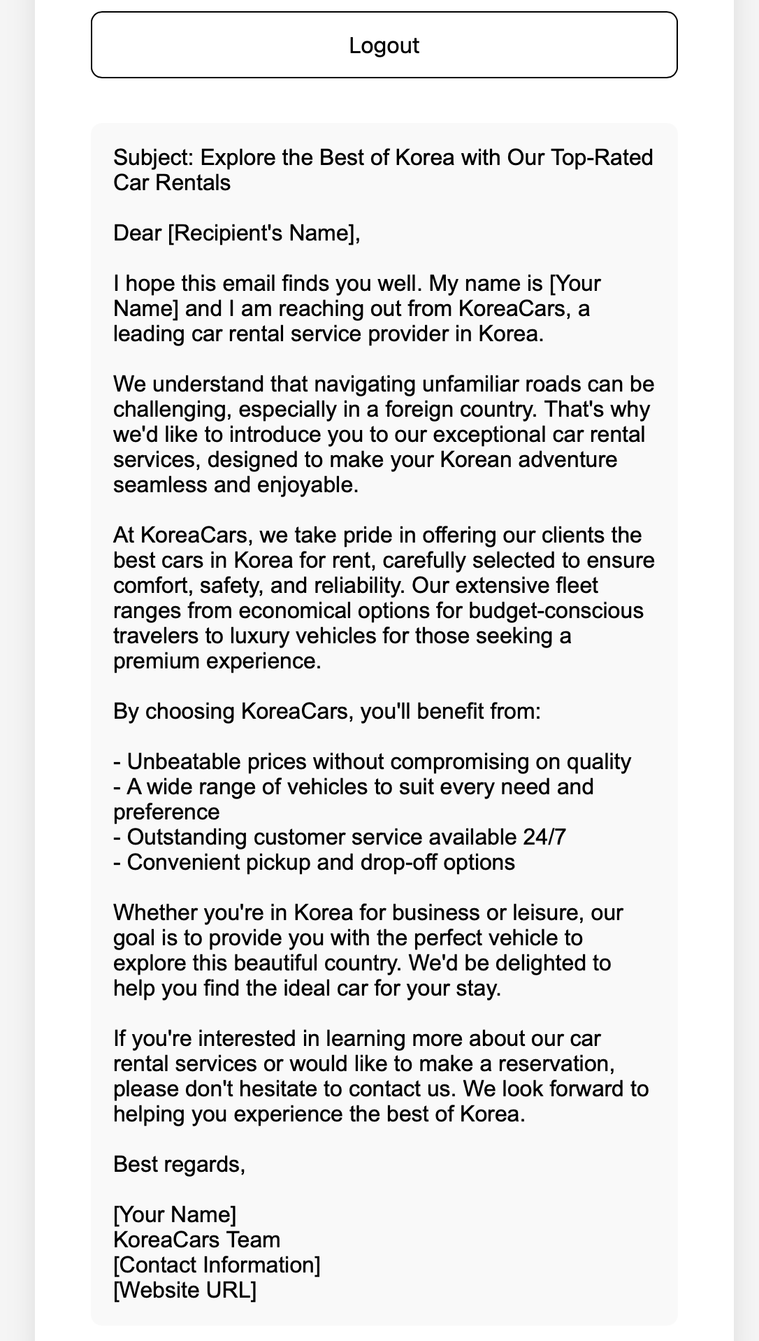 Cold Email Generator gallery image