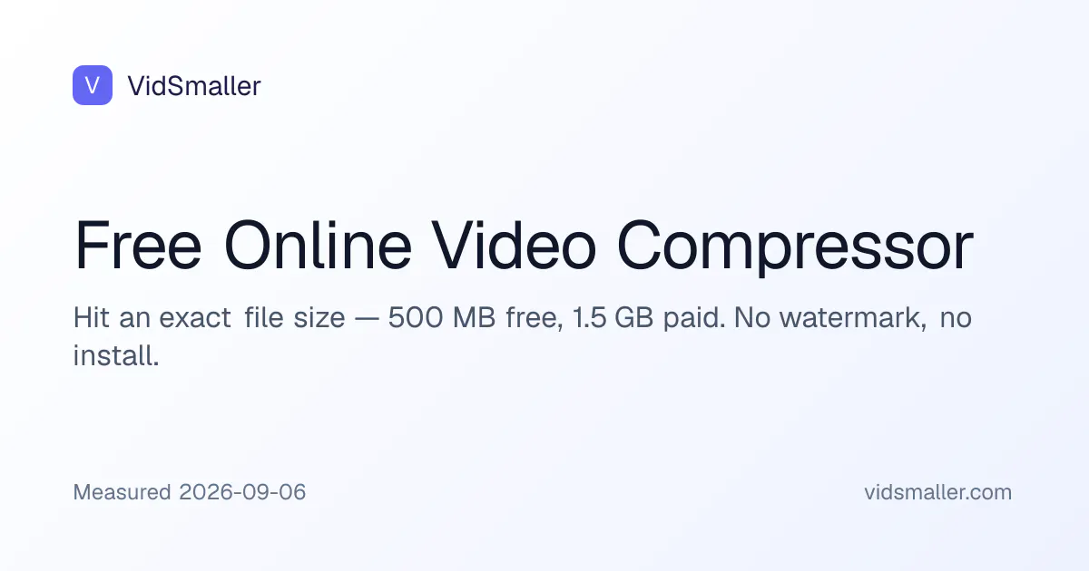 VidSmaller screenshot