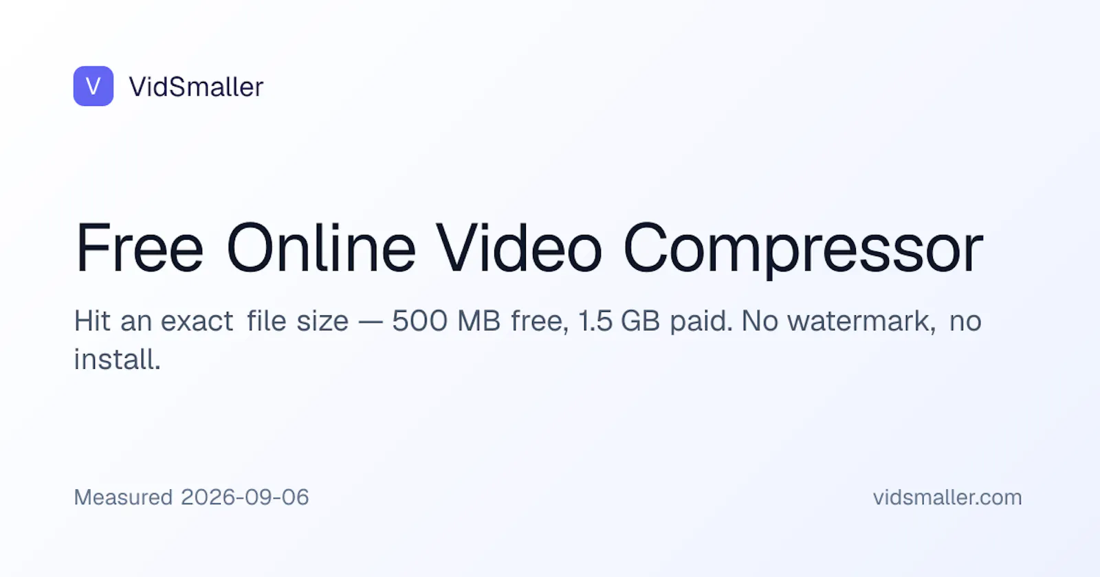VidSmaller screenshot 1