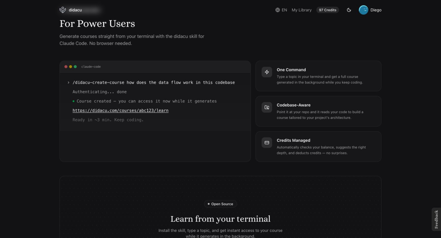 didacu.com - Screenshot 5 showing product features and functionality