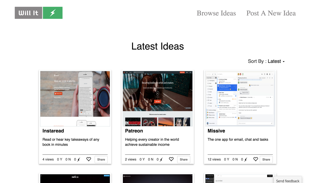 Online platform that you can use to validate your startup ideas and acquire your early adopters. gallery image