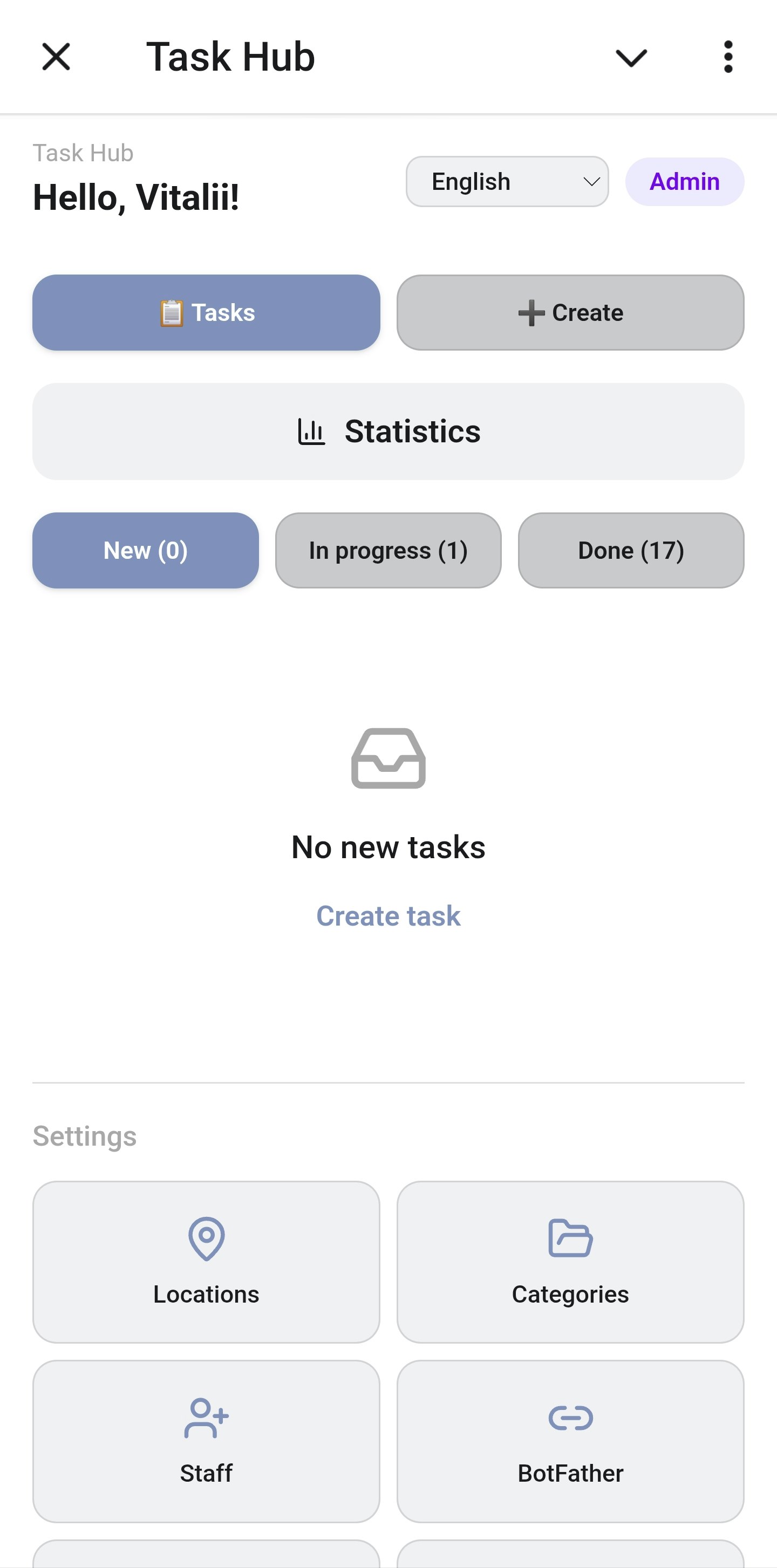 Task Hub gallery image