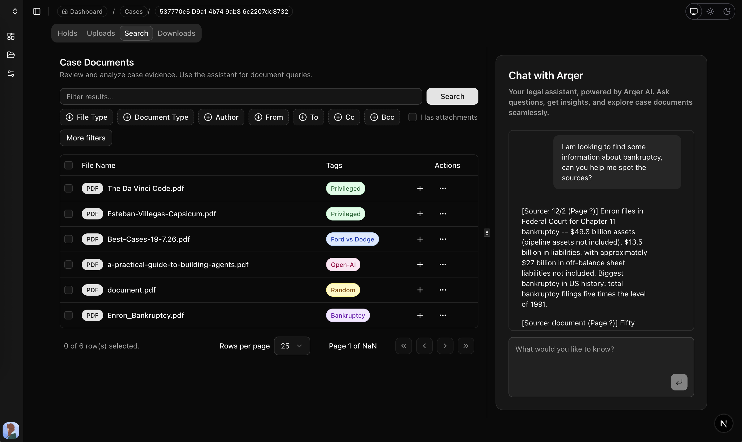 Arqive - Main product screenshot demonstrating key features and user interface