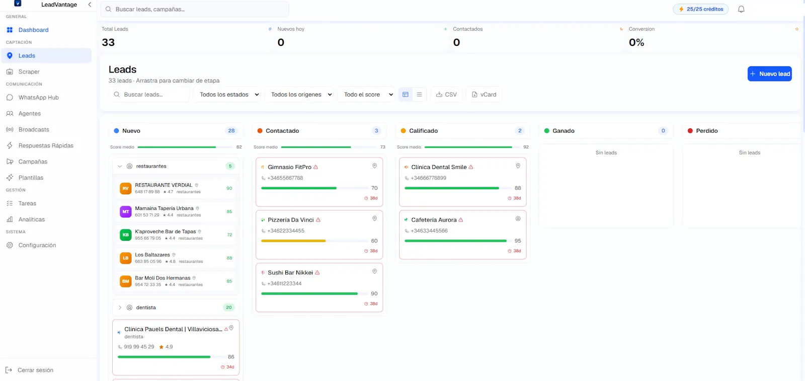 LeadVantage screenshot 3