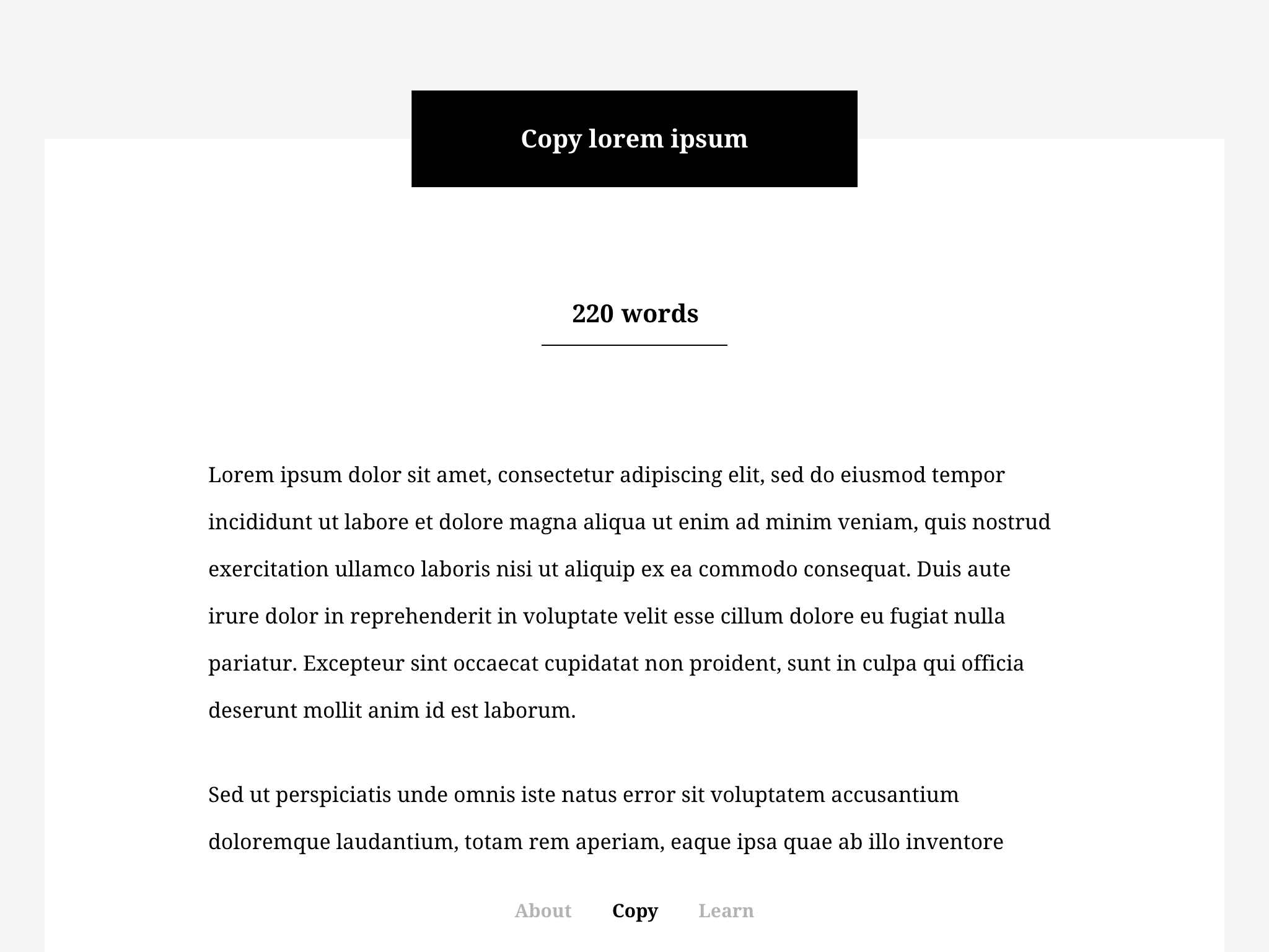 Go Lorem gallery image