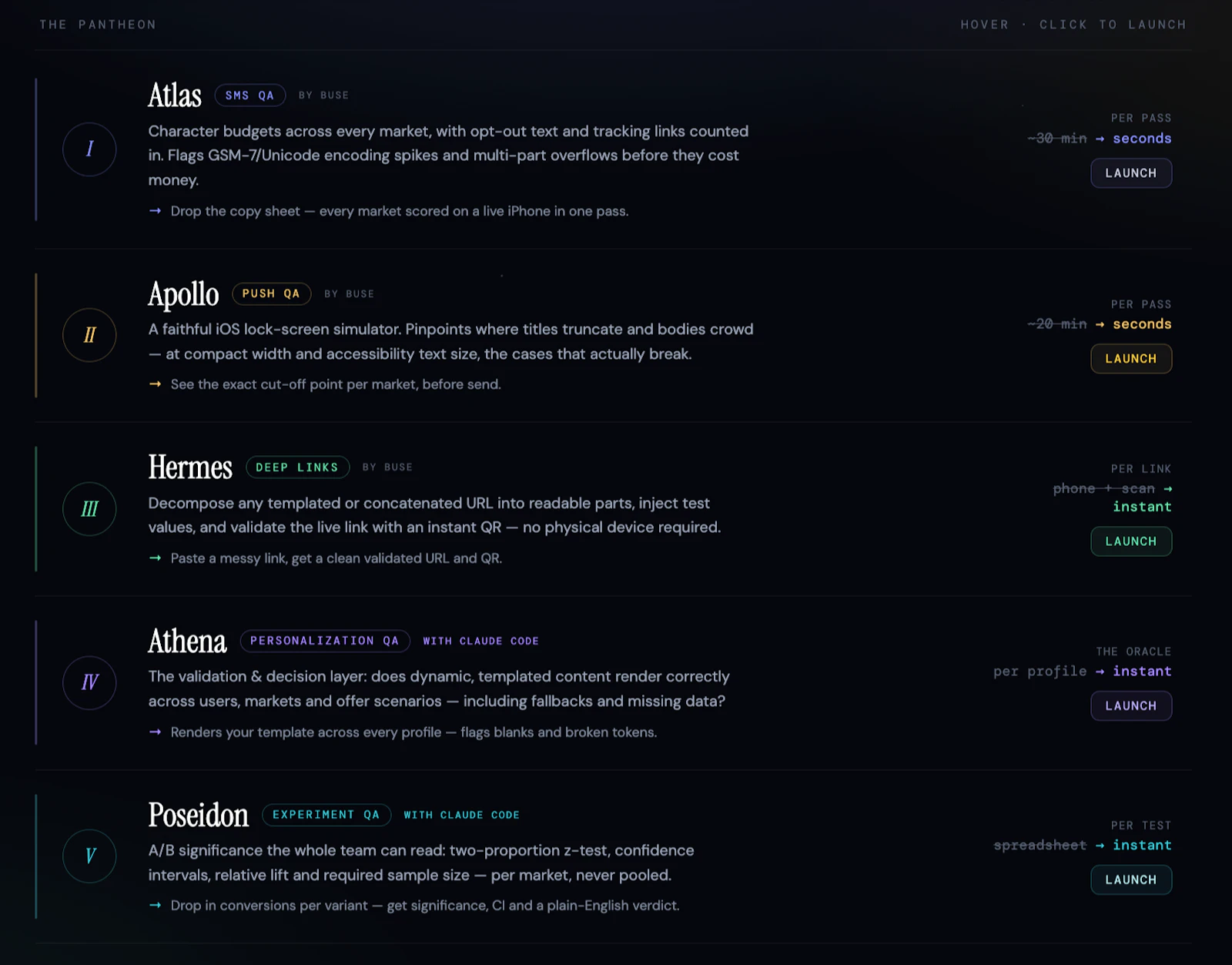 Olympus — CRM QA Suite screenshot 1
