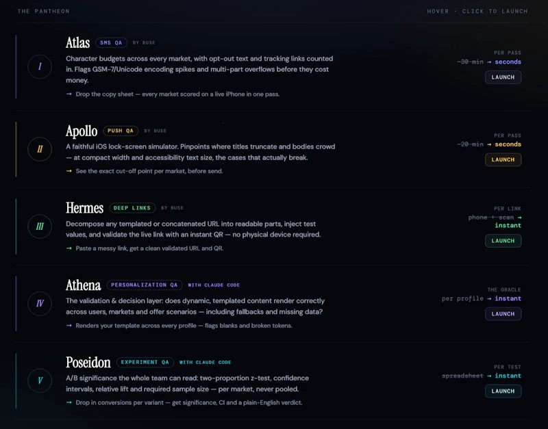 Olympus — CRM QA Suite screenshot 1